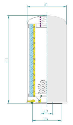 Separator for air screw compressors